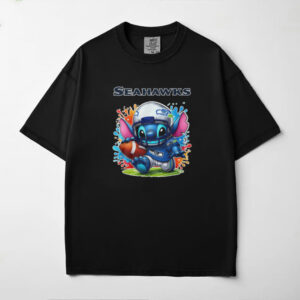 Disney Stitch Seattle Seahawks Football Fan T Shirt Disney Stitch Seattle Seahawks Football Fan T Shirt
