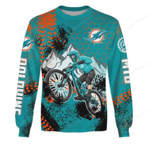 Dolphins Fan Mountain Biking Performance Apparel Shirt Dolphins Fan Mountain Biking Performance Apparel Shirt