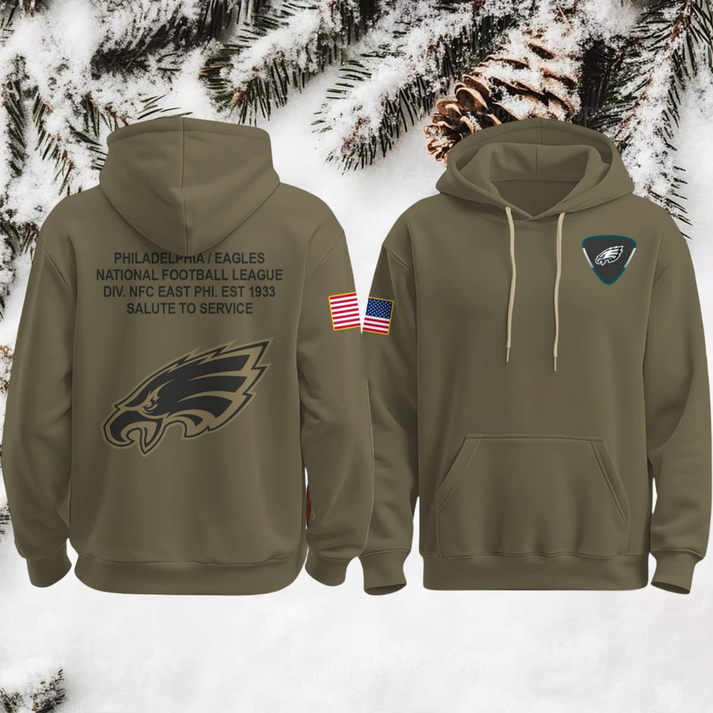 Eagles 2025 Salute To Service Military Hoodie Eagles 2025 Salute To Service Military Hoodie