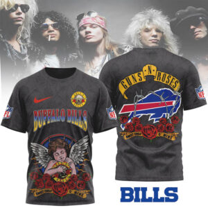 Guns N' Roses Buffalo Bills NFL Mashup T Shirt