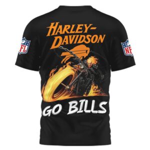 Harley Davidson Buffalo Bills NFL T Shirt