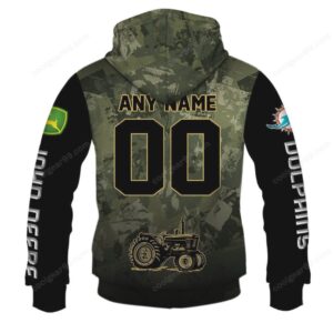 John Deere & Miami Dolphins American Flag Camouflage Apparel
