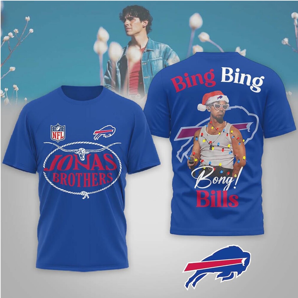 Jonas Brothers x Buffalo Bills Bing Bing Bong! T Shirt Jonas Brothers x Buffalo Bills Bing Bing Bong! T Shirt