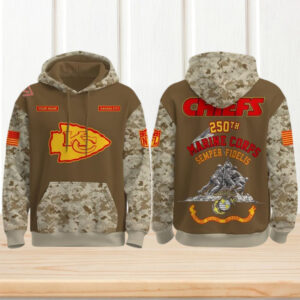 Kansas City Chiefs 250th Marine Corps Commemorative Hoodie