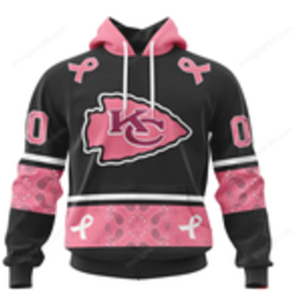 Kansas City Chiefs Breast Cancer Awareness Hoodie Kansas City Chiefs Breast Cancer Awareness Hoodie
