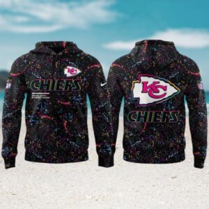Kansas City Chiefs Crucial Catch Intercept Cancer Black Speckle Hoodie Kansas City Chiefs Crucial Catch Intercept Cancer Black Speckle Hoodie