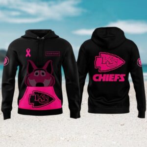 Kansas City Chiefs Pink Ribbon Breast Cancer Awareness Hoodie Kansas City Chiefs Pink Ribbon Breast Cancer Awareness Hoodie
