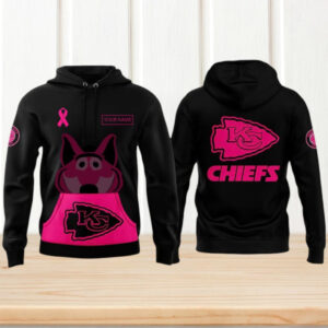 Kansas City Chiefs Pink Ribbon Breast Cancer Awareness Hoodie