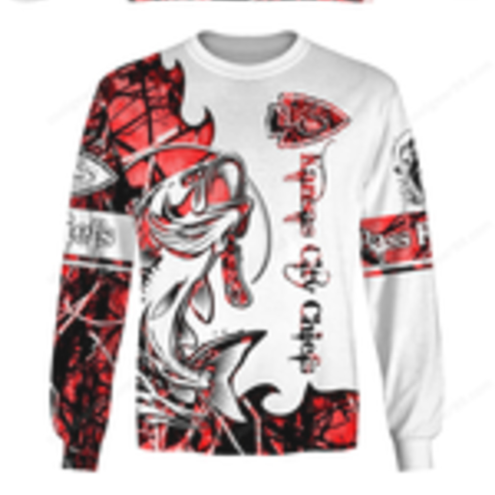 Kansas City Chiefs Red Camo Fishing Hoodie Kansas City Chiefs Red Camo Fishing Hoodie