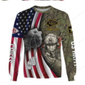 Kansas City Chiefs U.S. Army Camo Veteran Hoodie
