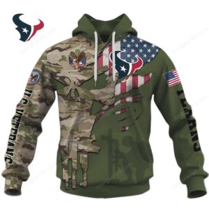 Houseton Texas Pride Military Camo Hoodie