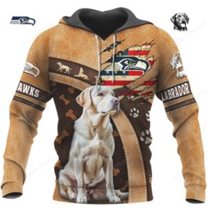 Labrador Retriever AWKS Team Spirit HoodieShirt