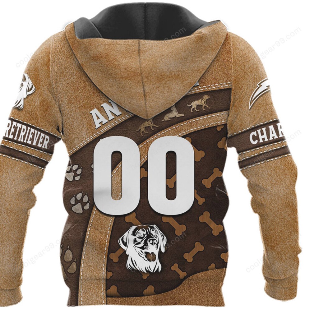 Labrador Retriever Chargers Hunting Camo 3D Print Apparel Hoodie Labrador Retriever Chargers Hunting Camo 3D Print Apparel Hoodie