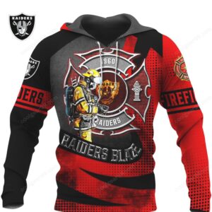 Las Vegas Raiders Blaze Line Design NFL Shirt
