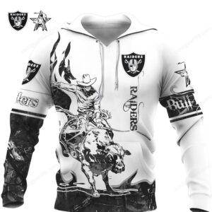 Las Vegas Raiders Bull Riding NFL Hoodie