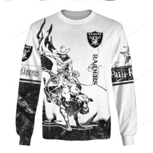 Las Vegas Raiders Bull Riding NFL Hoodie