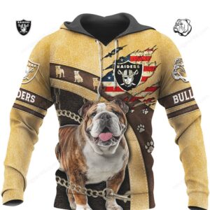 Las Vegas Raiders Bulldog NFL Hoodie