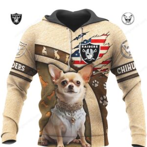 Las Vegas Raiders Chihuahua NFL Hoodie