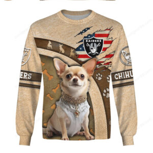 Las Vegas Raiders Chihuahua NFL Hoodie