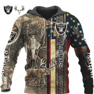 Las Vegas Raiders Deer Hunting NFL Hoodie