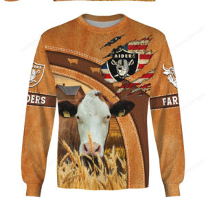 Las Vegas Raiders Farmer Design NFL Hoodie
