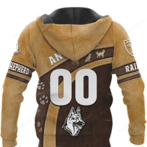 Las Vegas Raiders German Shepherd NFL Hoodie Las Vegas Raiders German Shepherd NFL Hoodie