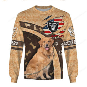 Las Vegas Raiders Golden Retriever Edition Hoodie