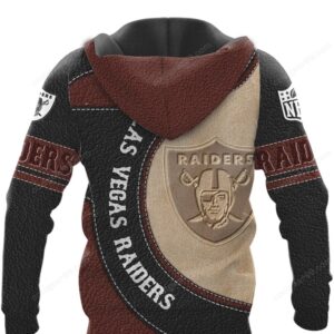 Las Vegas Raiders Leather Pride NFL Hoodie Las Vegas Raiders Leather Pride NFL Hoodie