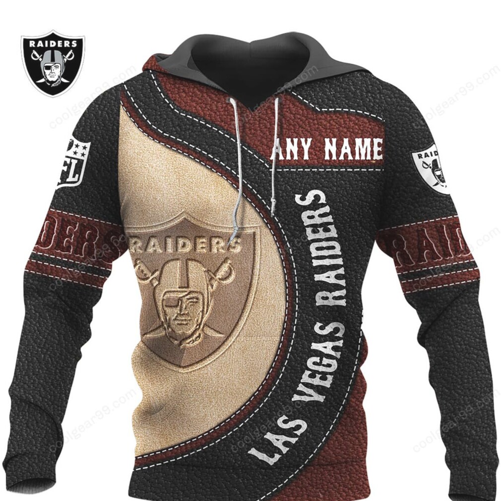 Las Vegas Raiders Leather Pride NFL Hoodie Las Vegas Raiders Leather Pride NFL Hoodie