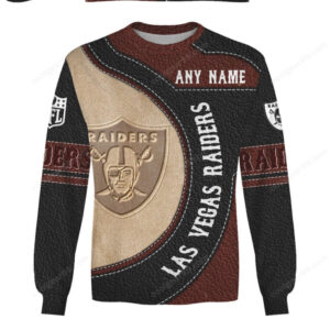 Las Vegas Raiders Leather Pride NFL Hoodie