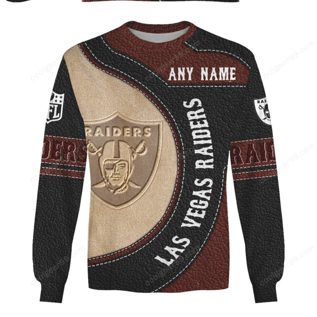 Las Vegas Raiders Leather Pride NFL Hoodie Las Vegas Raiders Leather Pride NFL Hoodie