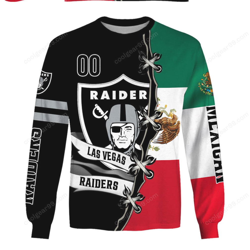 Las Vegas Raiders Mexico NFL Hoodie Las Vegas Raiders Mexico NFL Hoodie