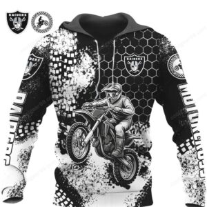 Las Vegas Raiders Motorcross NFL Hoodie