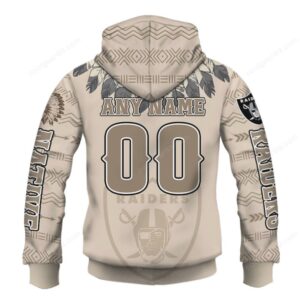 Las Vegas Raiders Native American Heritage NFL Hoodie Las Vegas Raiders Native American Heritage NFL Hoodie