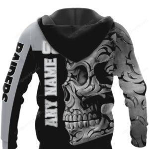 Las Vegas Raiders Skull Fury NFL Hoodie Las Vegas Raiders Skull Fury NFL Hoodie