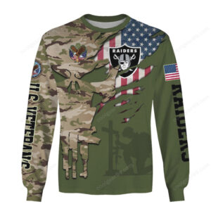 Las Vegas Raiders Veteran's Day NFL Hoodie
