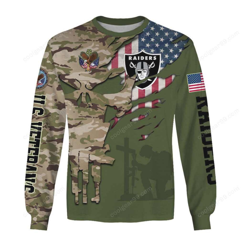 Las Vegas Raiders Veteran’s Day NFL Hoodie Las Vegas Raiders Veteran’s Day NFL Hoodie