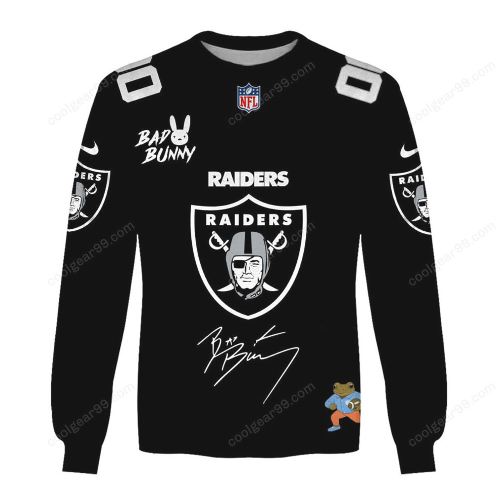 Las Vegas Raiders x Bad Bunny Super Bowl 2026 Limited Edition NFL Shirt Las Vegas Raiders x Bad Bunny Super Bowl 2026 Limited Edition NFL Shirt