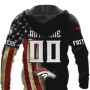Let Your Faith Be Bigger Than Your Fear Denver Broncos Jesus Knight Apparel Hoodie