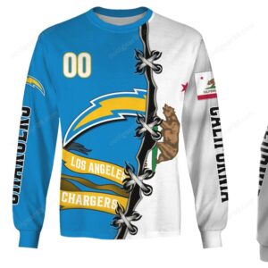 Los Angeles Chargers Bolt Bear Dynamic Fan Collection Hoodie
