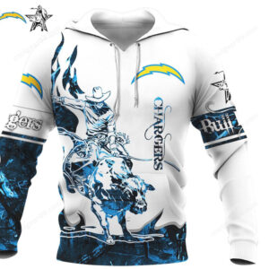 Los Angeles Chargers Bull Riding Apparel Collection Hoodie