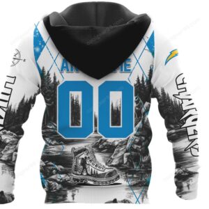 Los Angeles Chargers Hunting Camo Graphic Hoodie Los Angeles Chargers Hunting Camo Graphic Hoodie