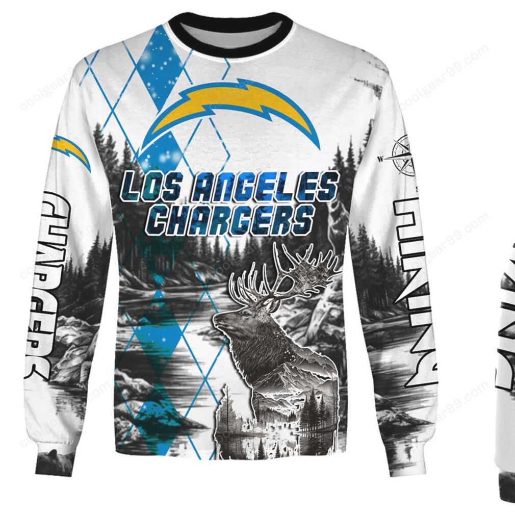 Los Angeles Chargers Hunting Camo Graphic Hoodie Los Angeles Chargers Hunting Camo Graphic Hoodie