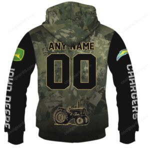 Los Angeles Chargers John Deere Patriotic Camo Apparel Hoodie Los Angeles Chargers John Deere Patriotic Camo Apparel Hoodie
