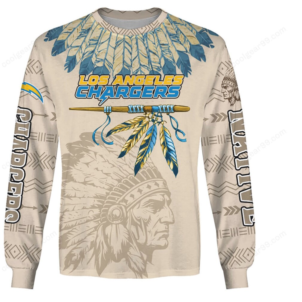 Los Angeles Chargers Native American Heritage Apparel Collection Los Angeles Chargers Native American Heritage Apparel Collection