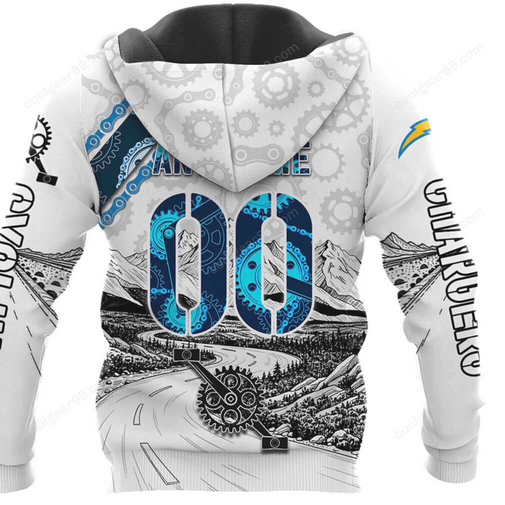 Los Angeles Chargers Road Cycling Hoodie Los Angeles Chargers Road Cycling Hoodie