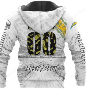 Los Angeles Chargers Running Apparel Collection Hoodie Los Angeles Chargers Running Apparel Collection Hoodie