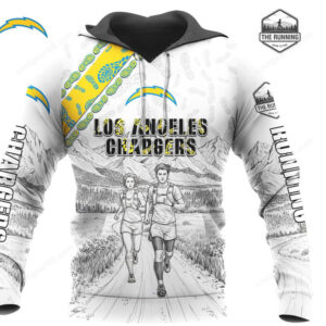 Los Angeles Chargers Running Apparel Collection Hoodie