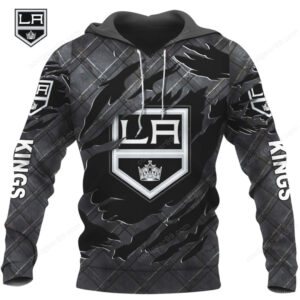 Los Angeles Kings NHL Distressed Logo Black Long Sleeve T Shirt Los Angeles Kings NHL Distressed Logo Black Long Sleeve T Shirt
