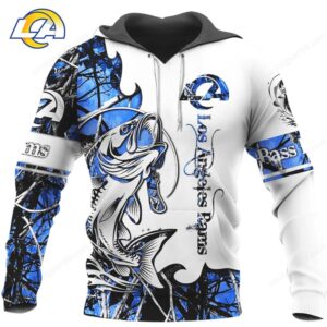Los Angeles Rams Bass Fishing Shirt